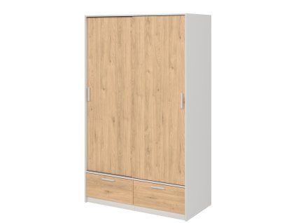 Skříň Lincoln 324 bílá/jackson hickory