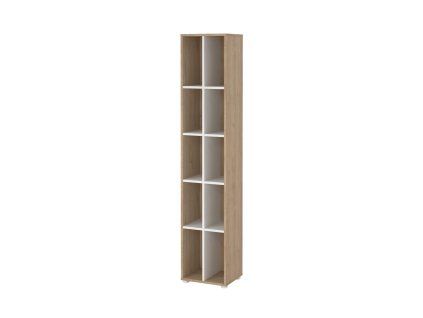 Knihovna Sigal 587 jackson hickory/bílá