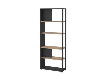 Knihovna Sigal 592 šedá/jackson hickory