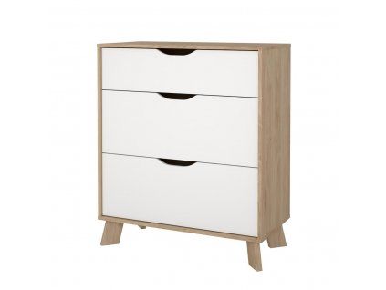 Komoda Iker 703 jackson hickory/bílá