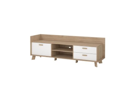 TV stolek Iker 717 jackson hickory/bílá