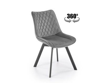 K520 židle tmavě šedá