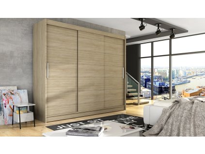 Skříň Astana II 250 cm dub sonoma