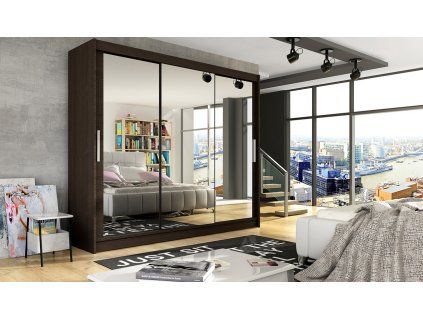 Skříň Astana III 250 cm choco