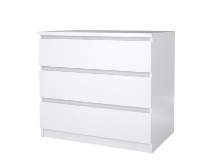 Komoda Simplicity 235 bílý lesk