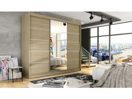 Skříň Astana VI 250 cm dub sonoma