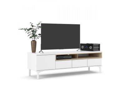 TV stolek Atrei 179 bílá/dub sonoma