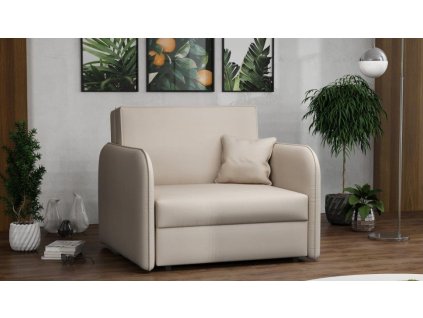 Rozkládací křeslo Vivian Loft I Mono béžová