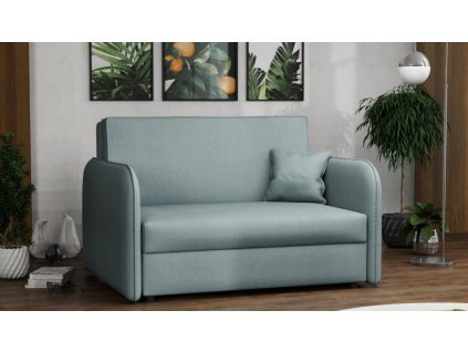 Rozkládací křeslo Vivian Loft II Mono světle zelená