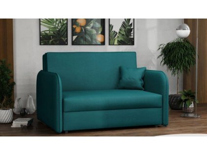 Rozkládací křeslo Vivian Loft II Mono tmavě zelená
