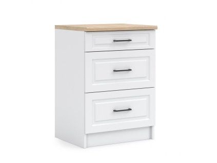 Kuchyňská skříňka Irma SZ40-3SZ bílá MAT