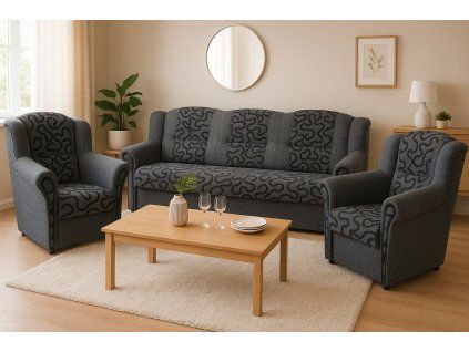 Sedací souprava Agáta 3f+1+1 Optik/Orion 910462