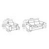 Sedací souprava Bodie 3+1+1 červená