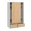 Skříň Lincoln 324 bílá/jackson hickory