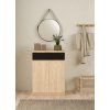 Botník Simplicity 209 jackson hickory/černý mat