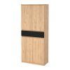 Botník Simplicity 210 jackson hickory/černý mat