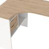 Psací stůl Felix 118 bílá/jackson hickory