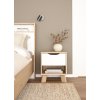 Noční stolek Iker 704 jackson hickory/bílá