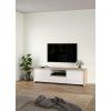 TV stolek Nerea 315 jackson hickory/bílý lesk