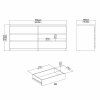Komoda Simplicity 232 bílá