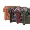 Křeslo Chesterfield Classic 1 kůže hnědá
