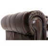 Křeslo Chesterfield Classic 1 kůže hnědá