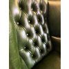 Luxusní křeslo Chesterfield Queen kůže zelená