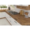 Kuchyňská skříňka Vega 60x60 GN 72 2F dub lancelot/bílý lesk