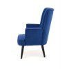 DELGADO křeslo tmavě modré