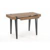 B39 psací stůl medový ořech/černý