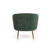 CROWN křeslo tmavě zelené