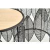 FOLLA sada dvou konferenčních stolků přírodní/černá
