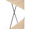 NARVIK REG1 regál dub sonoma/černý