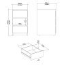 Komoda Simplicity 237 černý MAT
