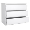 Komoda Simplicity 235 bílý lesk