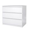 Komoda Simplicity 235 bílý lesk