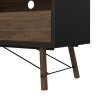 TV stolek Rain černý MAT/ořech