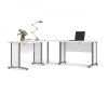 Rohové nohy stolu Office 438 silver grey